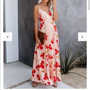 Adjustable maxi dress. Worn once